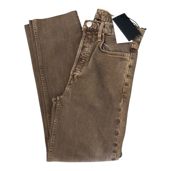 Re/Done NWT 90’s High Rise Loose Fit Button Fly Jeans Washed Chocolate Size 25 - Picture 3 of 10
